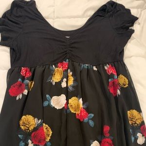 Torrid floral babydoll top
